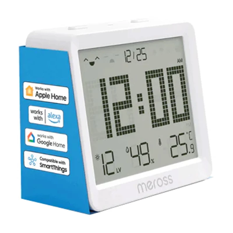 Intelligenter Temperatur- und Feuchtigkeitssensor Meross MS130-EU — kabelloser Umweltmonitor