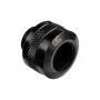 Fitting Alphacool 17471 — Messing schwarz, Ø22 mm, Höhe 20 mm