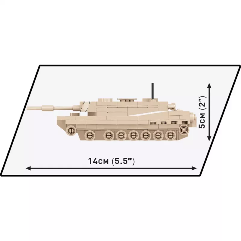 Bausatz Cobi Abrams M1A2 — 174 Teile, empfohlenes Alter 6+, beige