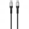 Manhattan Fast USB-C-zu-USB-C-Kabel (240 W), 1 m, 240-W-Laptop-Ladung + Hochgeschwindigkeitsdaten & -video, kompatibel mit allen Laptops (zusätzliches USB-C-240-W-Netzteil erforderlich), ultraschnelle Übertragung mit 40 Gbit/s, schwarz, 3 Jahre Garantie