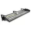 DeLOCK 19 Zoll Keystone Patch Panel 16 Port 1U schwarz