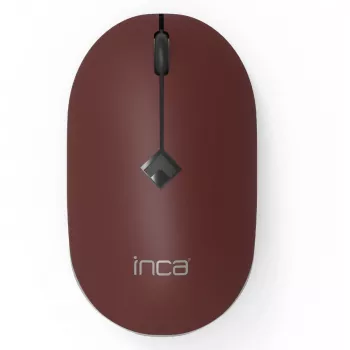INCA Maus IWM-231RB 1600 DPI, kabellos, 4 Tasten, Braun, 2,4 GHz