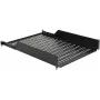 Rack shelf LOGON RAS415BL Schwarz 50 kg capacity 19 inch