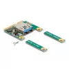 DeLOCK Mini PCIe I/O 1 x USB 2.0 Typ-A Buchse Full-Size Half-Size