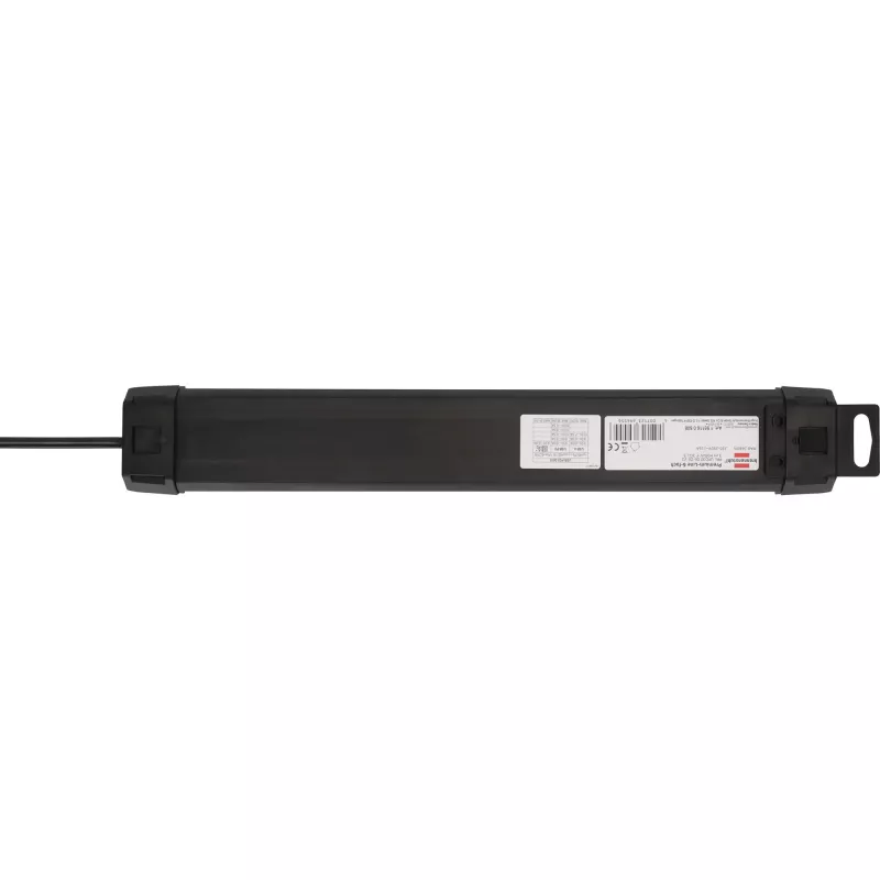 Power Extension Brennenstuhl 1951160608 3 m 6 AC-Steckdosen Innenbereich Schwarz