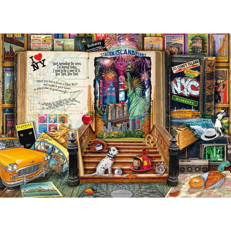 Jigsaw Puzzle schmidt spiele Aimee Stewart: Memories of New York — 1000 Teile