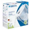 Wasserfilterkanne BRITA Marella mit Maxtra Pro Kartusche, 2,4 L Wassertank, weiß, ergonomischer Griff