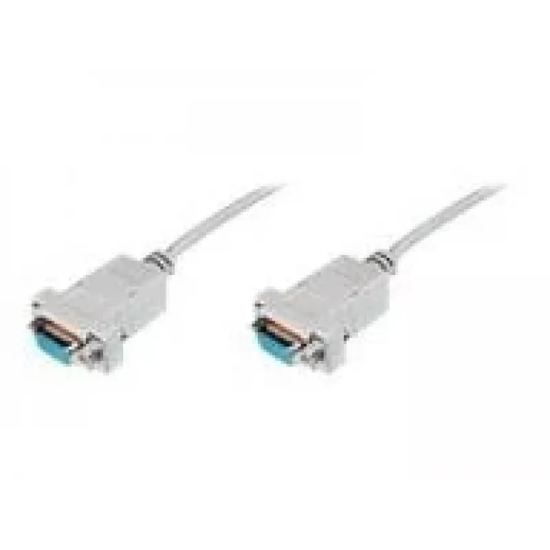 Assmann Nullmodem-Verbindungskabel. D-Sub9 B/B. 3,0 m. Snap-Hauben. be (AK-610100-030-E)
