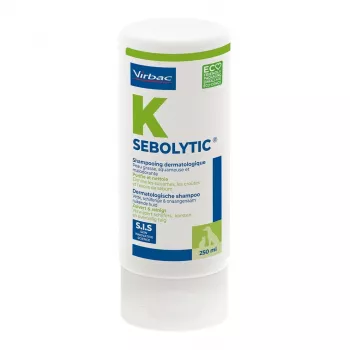 VIRBAC SEBOLYTIC SIS Shampoo 250 ml — veterinärmedizinische Behandlung von Seborrhoe