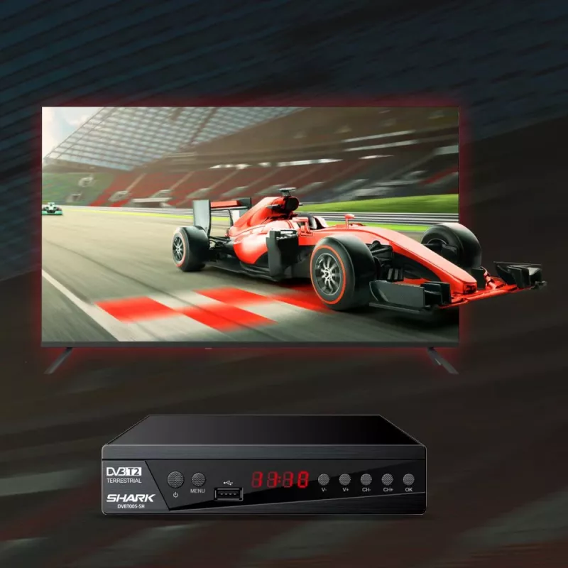 Digitaler TV-Tuner MANTA DVBT005-SH DVB-T/T2 HEVC-Unterstützung