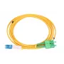 Patchcord Extralink SC/APC auf LC/UPC, Singlemode Duplex G.652D, 3 mm, 0,5 m
