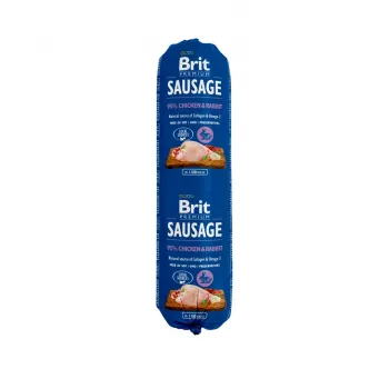 Nassfutter für Hunde Brit Premium Huhn & Kaninchen 800 g