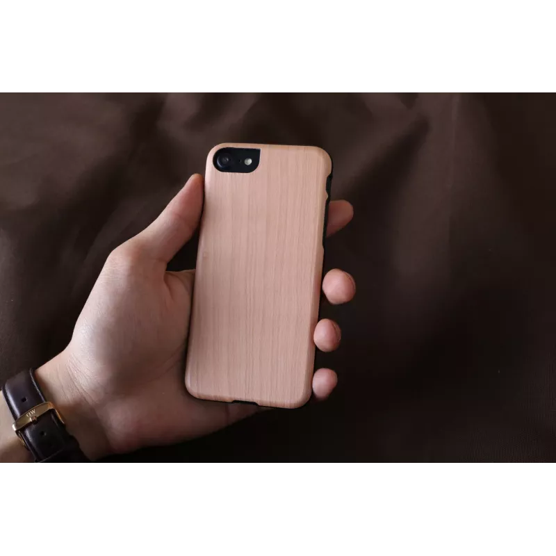Handyhülle für iPhone 7/8 — man and wood ampero, schwarz