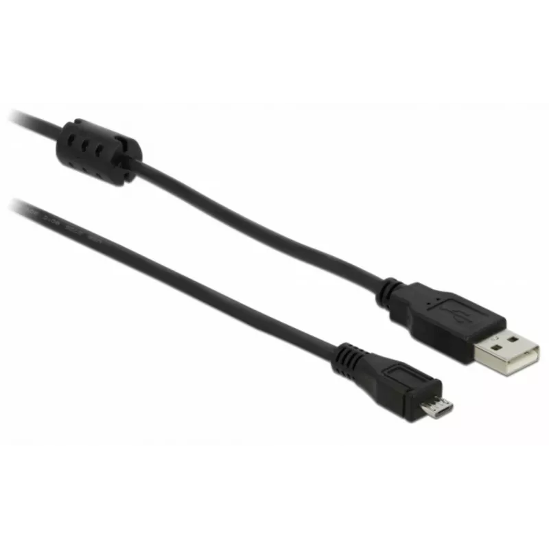 USB-Kabel DeLOCK 82335 USB 2.0 2 m USB A Micro-USB B Schwarz