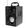 Tragbarer Lautsprecher MEDIA-TECH MT3179, 20 W (RMS 15 W), Bluetooth 5.1, FM, MicroSD, USB, AUX, Li-Ion, 6 h, Holzgehäuse