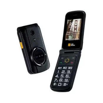 Flip-Telefon AGM M8 FLIP — Dual-SIM, 7,11 cm (2,8 Zoll) Display, 1500 mAh Akku, 162 g, Schwarz