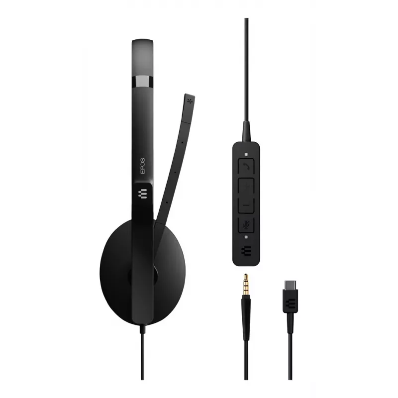 EPOS ADAPT 165 USB-C II Headset Kabelgebunden Kopfbügel Büro/Callcenter USB Typ-C Schwarz