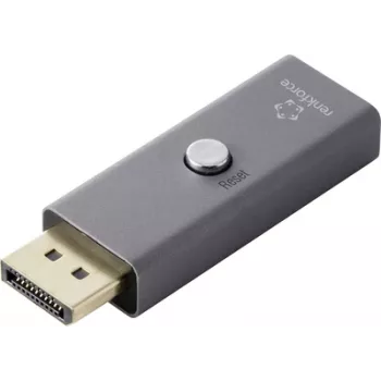 Renkforce RF-6903988 DisplayPort 8K EDID-Emulator, Aluminium, 7680x4320 @ 60Hz (RF-6903988)