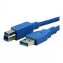 MediaRange – USB-Kabel – USB-Typ-B (M) zu USB-Typ-A (M) – 3,0 m – Blau (MRCS149)