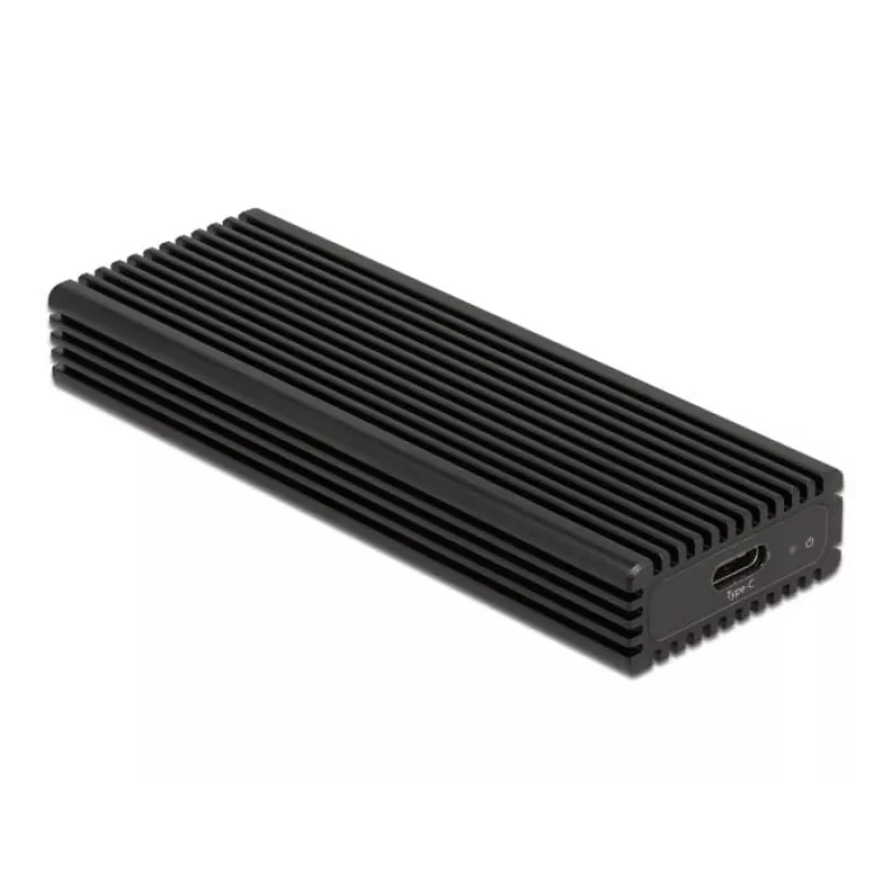 SSD-Gehäuse DeLOCK Externes USB-Typ-C-Combo-Gehäuse für M.2 NVMe PCIe oder SATA SSD