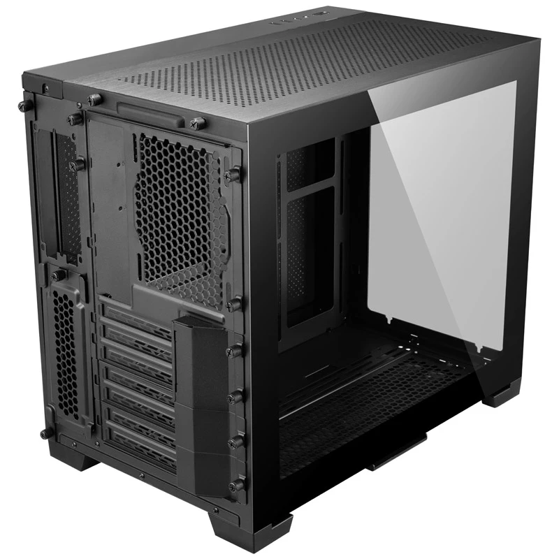 Lian Li O11 Dynamic Mini + Mini Riser Card - PCIe 4.0, Schwarz