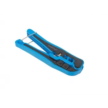 Crimpzange LANBERG NT-0202 für RJ-11-Stecker, max. Kabeldurchmesser 6 mm, schwarz/blau