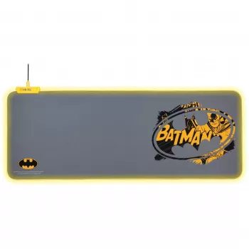 FR-TEC BATPCMPAD Mauspad Gaming Mauspad Schwarz - Grau - Gelb (BATPCMPAD)