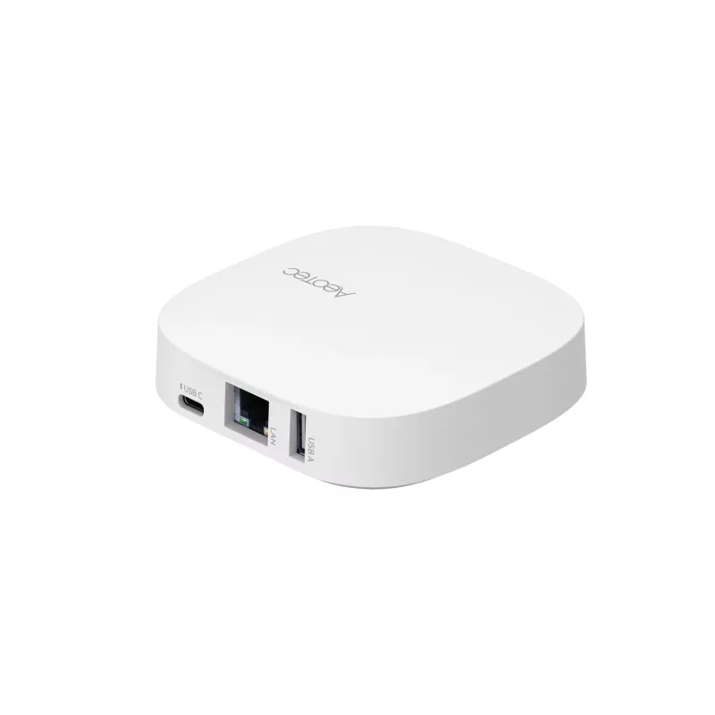 AEOTEC Smart Home Hub 2 – Fungiert als SmartThings Hub, EU, Z-Wave, Zigbee 3.0, WiFi | GP-AEOHUBV4EU | Weiß