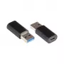 Alcasa USB-AD300 Kabeladapter USB 3.0 / USB 3.1 (Gen. 1) A USB C Schwarz (USB-AD300)