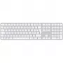 Apple Magic Tastatur Universal USB + Bluetooth QWERTY Dänisch Weiß