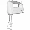 Handmixer Bosch MFQ36480 – 450 W, 5-Gang mit Turbo, grau/weiß, Rührbesen und Knethaken