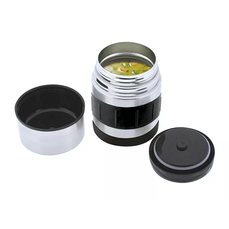 Isolierflasche JATA MOD. 825 0,5 L Schwarz Edelstahl