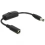 Kabel DeLOCK 0,2m 2x DC 5,5x2,5mm Schwarz