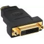 Adapter Kindermann HDMI auf DVI-D (Stecker auf Buchse) – digitales Videosignal
