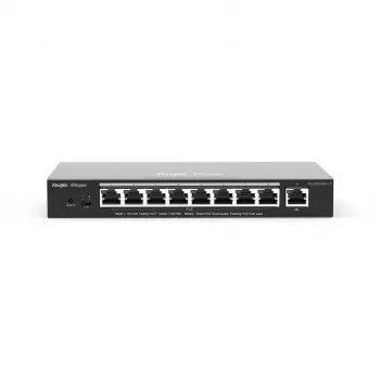 Ruijie Networks RG-ES209GC-P Netzwerk-Switch Managed Gigabit Ethernet (10/100/1000) Power over Ethernet (PoE) Schwarz