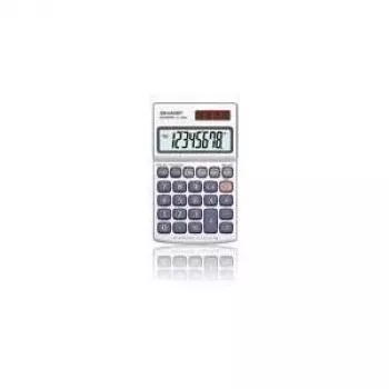 Sharp EL-250S Taschenrechner Basic Silber