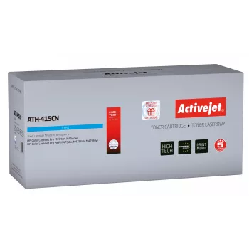 Activejet ATH-415CN Toner (Ersatz für HP 415A W2031A; Supreme; 2100 Seiten; blau) mit Chip