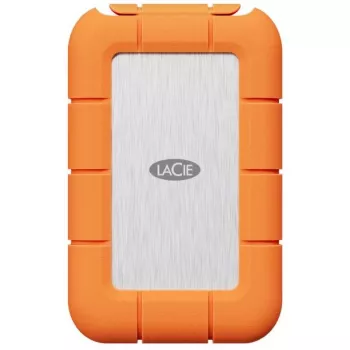 Externe SSD LaCie STND4000400 4 TB USB4 Gen 3x2 Thunderbolt USB Type-C, Orange/Edelstahl