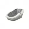 Offene Katzentoilette Savic Aseo Grau Weiß 560×390×275 mm für Katzen, Kunststoff, 2 kg