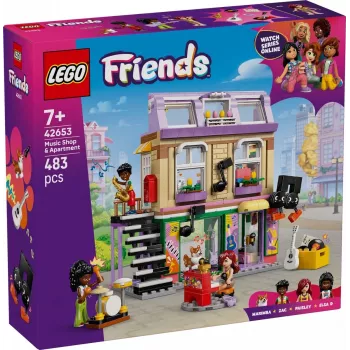 LEGO FRIENDS 42653 Musikgeschäft & Wohnung