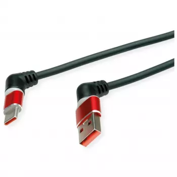 ROLINE USB2.0 Kabel 360°-drehb. A-C ST/ST 2m - Kabel - Digital/Daten (11.02.8346)