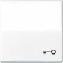 Wandmontiertes Drucktastenschalter-Modul JUNG AS 591 T WW Weiß für elektrische Steuerung