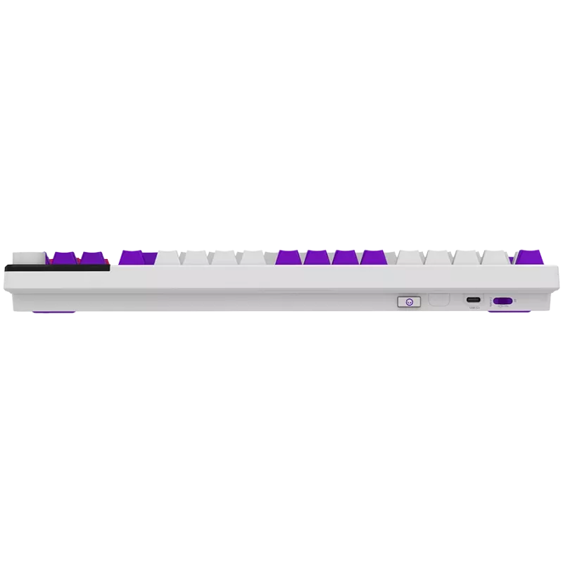 LORGAR KBP70TKLW, Drahtlose TKL Mechanische Gaming-Tastatur Pro, Weiß, EN-Layout