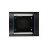 Extralink Rackmount-Gehäuse 9U 600x600 AZH Schwarz wandmontiert, Schwingtyp