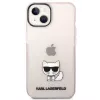 Karl Lagerfeld KLHCP14MCTRI Iphone 14 Plus / 15 Plus 6.7 Hardcase Pink / Pink Transparent Choupette Body