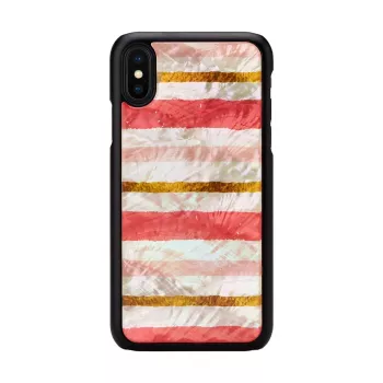 Smartphone-Hülle iKins für iPhone XS / iPhone XS Max Short Cake Schwarz Schutzhülle