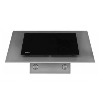 Akpo WK-4 Schwarz Eco 50 Wandmontage Grau, schwarzes Glas