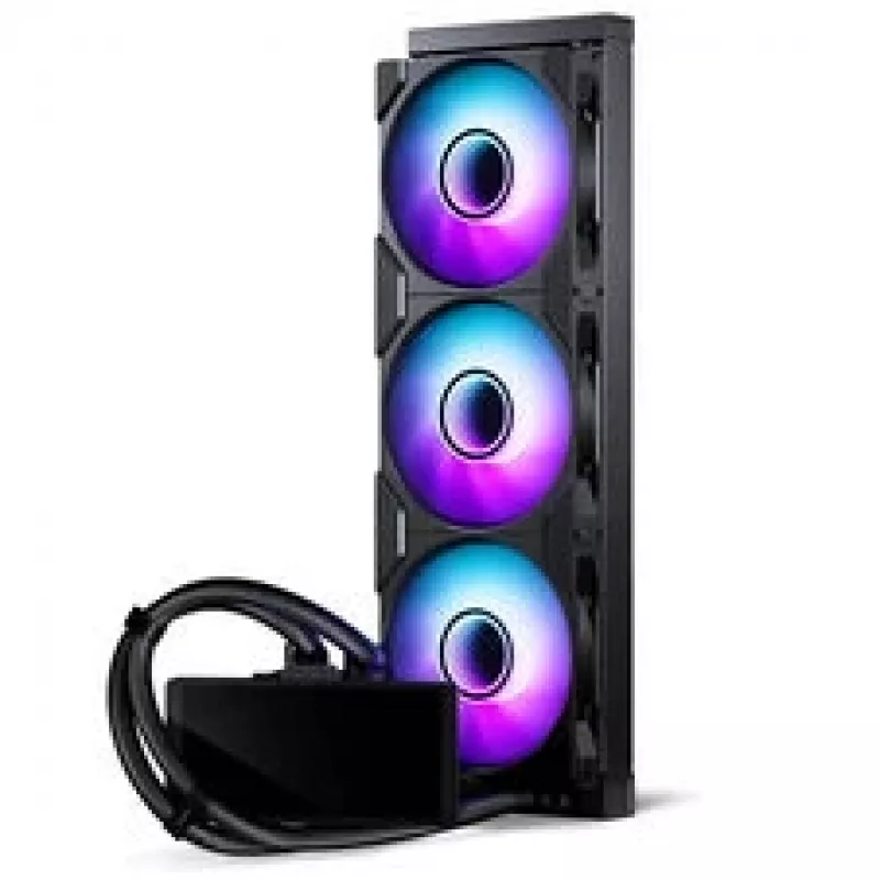 Phanteks Glacier One 360M25 LCD AiO-Flüssigkeitskühlung, 6-Zoll-Display - 360 mm, schwarz