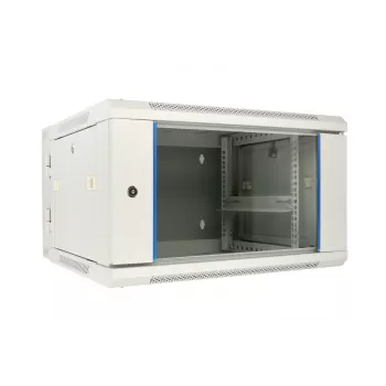 Extralink Wandrackschrank 6U 600x600 AZH Grau Wandmontage, Schwenktyp