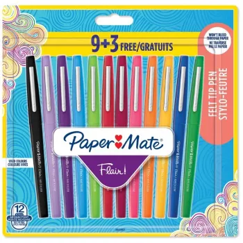 Filzstift Medium Papermate Flair 12 Stück